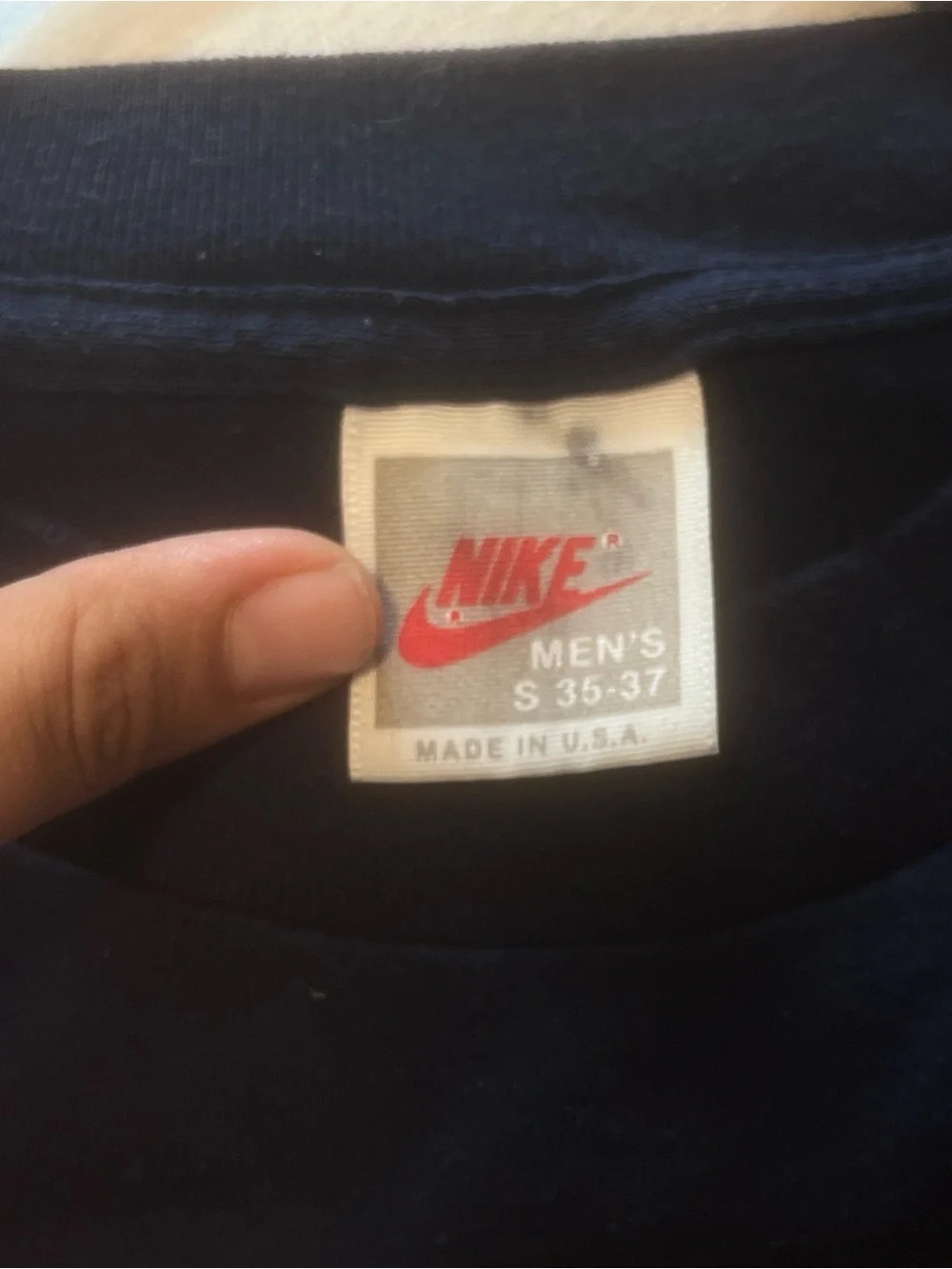 “Junior Bloomsday ‘91 Nike” Featuring original 90s Nike Grey Tag with red box